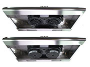 Twin Motor/Fan 120V for Range Hood STD-100 NT Air Made in Italy