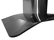 NT AIR Italy Range Hood 40" Designer Dark Glass Stainless Steel