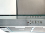 Island Range Hood Stainless Steel Glass 36" Lux Air (Clearance)