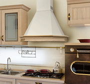 NT AIR Range Hood Wall Mounted Wood Country Style CHR-117 24"